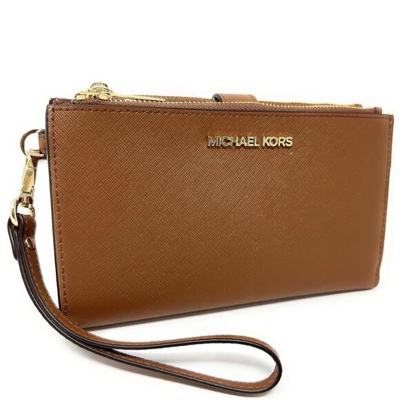 💥Michael Kors Women's Double Zip Wallet Leather - Picture 1 of 4